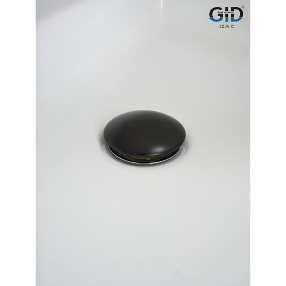 ЧЕРНЫЙ МАТОВЫЙ КЕРАМИЧЕСКИЙ ДОННЫЙ КЛАПАН GID BLM100