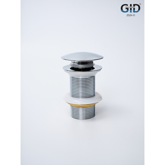 ДОННЫЙ КЛАПАН GID CH100 ХРОМ БЕЗ ПЕРЕЛИВА