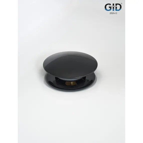 ЧЕРНЫЙ МЕТАЛЛИЧЕСКИЙ ДОННЫЙ КЛАПАН GID G-54BL БЕЗ ПЕРЕЛИВА