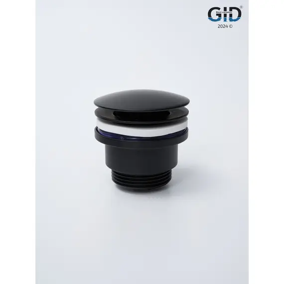 ЧЕРНЫЙ МАТОВЫЙ УНИВЕРСАЛЬНЫЙ ДОННЫЙ КЛАПАН GID G-59BM