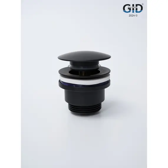 ЧЕРНЫЙ МАТОВЫЙ УНИВЕРСАЛЬНЫЙ ДОННЫЙ КЛАПАН GID G-59BM