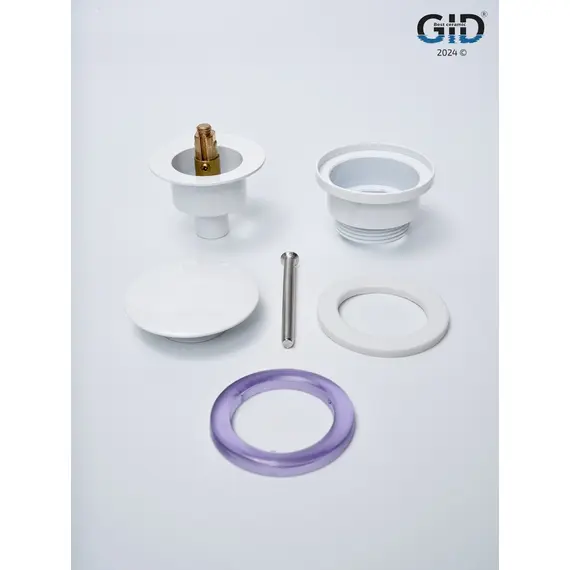 БЕЛЫЙ УНИВЕРСАЛЬНЫЙ ДОННЫЙ КЛАПАН GID G-60W