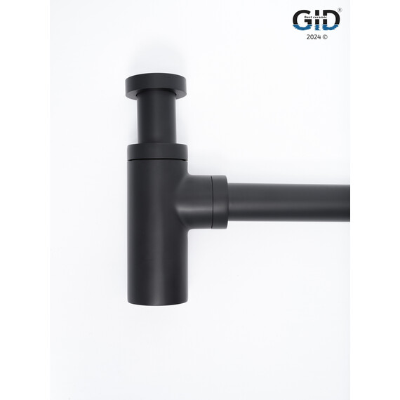 СИФОН ЧЕРНЫЙ ДЛЯ РАКОВИНЫ GID G-74BL