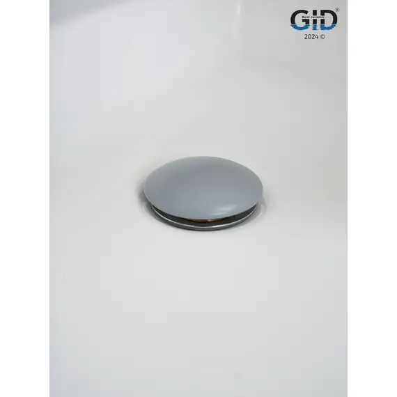 СЕРЫЙ МАТОВЫЙ КЕРАМИЧЕСКИЙ ДОННЫЙ КЛАПАН GID GMH100