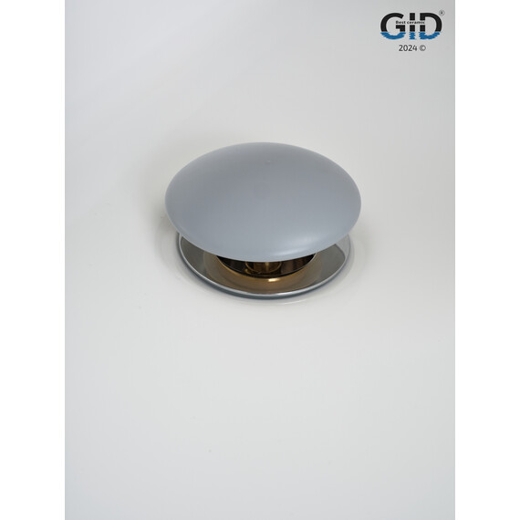 СЕРЫЙ МАТОВЫЙ КЕРАМИЧЕСКИЙ ДОННЫЙ КЛАПАН GID GMH100