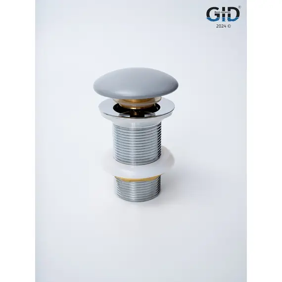 СЕРЫЙ МАТОВЫЙ КЕРАМИЧЕСКИЙ ДОННЫЙ КЛАПАН GID GMH100