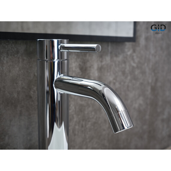 СМЕСИТЕЛЬ ВЫСОКИЙ ДЛЯ РАКОВИНЫ GID INGA SS096-CH-D SS096CHD ХРОМ