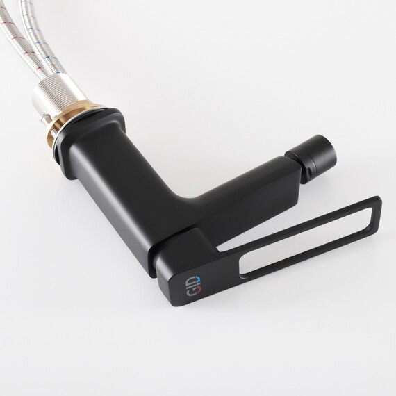 СМЕСИТЕЛЬ ДЛЯ БИДЕ GID NIAGARA L057-BM-B L057BMB ЧЕРНЫЙ МАТОВЫЙ