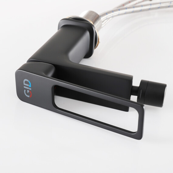 СМЕСИТЕЛЬ ДЛЯ БИДЕ GID NIAGARA L057-BM-B L057BMB ЧЕРНЫЙ МАТОВЫЙ