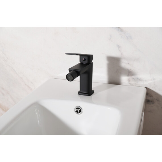 СМЕСИТЕЛЬ ДЛЯ БИДЕ GID NIAGARA L057-BM-B L057BMB ЧЕРНЫЙ МАТОВЫЙ