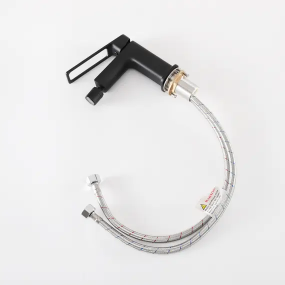 СМЕСИТЕЛЬ ДЛЯ БИДЕ GID NIAGARA L057-BM-B L057BMB ЧЕРНЫЙ МАТОВЫЙ