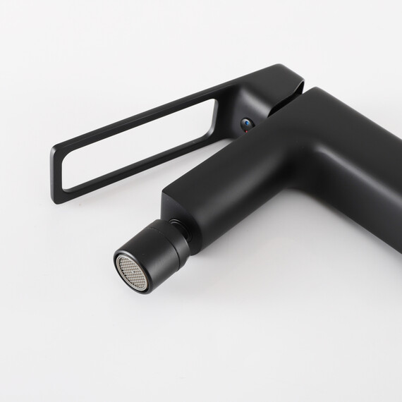 СМЕСИТЕЛЬ ДЛЯ БИДЕ GID NIAGARA L057-BM-B L057BMB ЧЕРНЫЙ МАТОВЫЙ