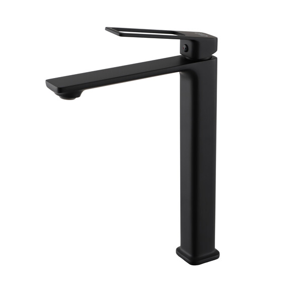 СМЕСИТЕЛЬ ВЫСОКИЙ ДЛЯ РАКОВИНЫ GID NIAGARA L057-BM-D L057BMD ЧЕРНЫЙ МАТОВЫЙ