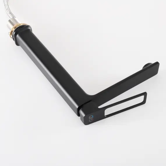 СМЕСИТЕЛЬ ВЫСОКИЙ ДЛЯ РАКОВИНЫ GID NIAGARA L057-BM-D L057BMD ЧЕРНЫЙ МАТОВЫЙ