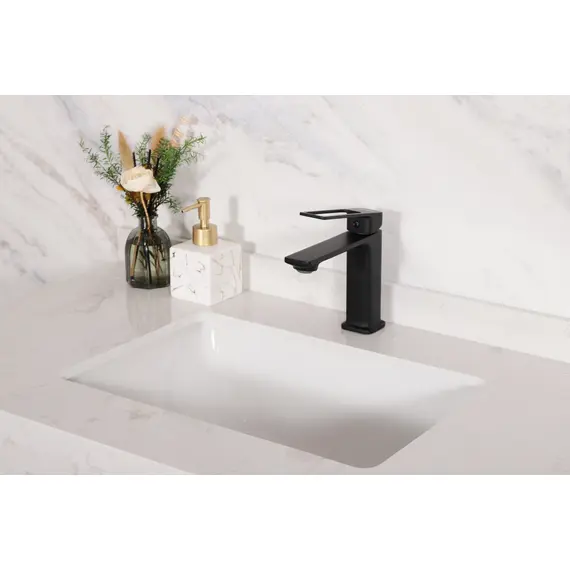 СМЕСИТЕЛЬ ДЛЯ РАКОВИНЫ GID NIAGARA L057-BM-K L057BMK ЧЕРНЫЙ МАТОВЫЙ