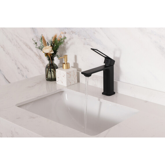 СМЕСИТЕЛЬ ДЛЯ РАКОВИНЫ GID NIAGARA L057-BM-K L057BMK ЧЕРНЫЙ МАТОВЫЙ