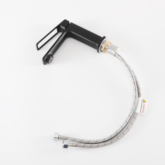 СМЕСИТЕЛЬ ДЛЯ РАКОВИНЫ GID NIAGARA L057-BM-K L057BMK ЧЕРНЫЙ МАТОВЫЙ