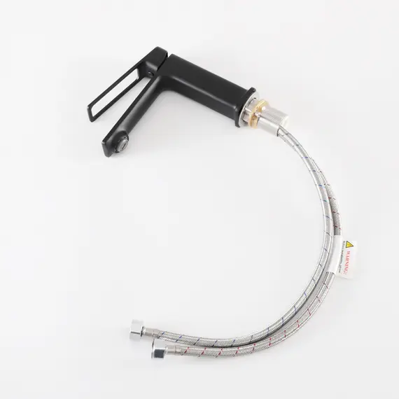 СМЕСИТЕЛЬ ДЛЯ РАКОВИНЫ GID NIAGARA L057-BM-K L057BMK ЧЕРНЫЙ МАТОВЫЙ