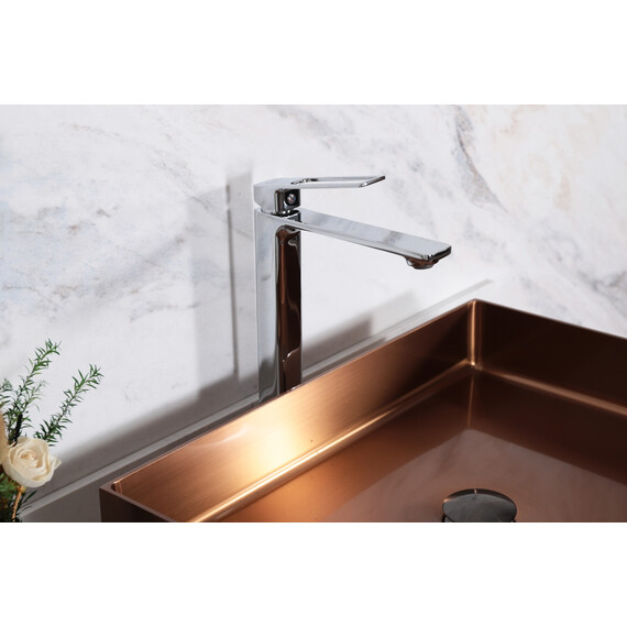 СМЕСИТЕЛЬ ВЫСОКИЙ ДЛЯ РАКОВИНЫ GID NIAGARA L057-CH-D L057CHD ХРОМ