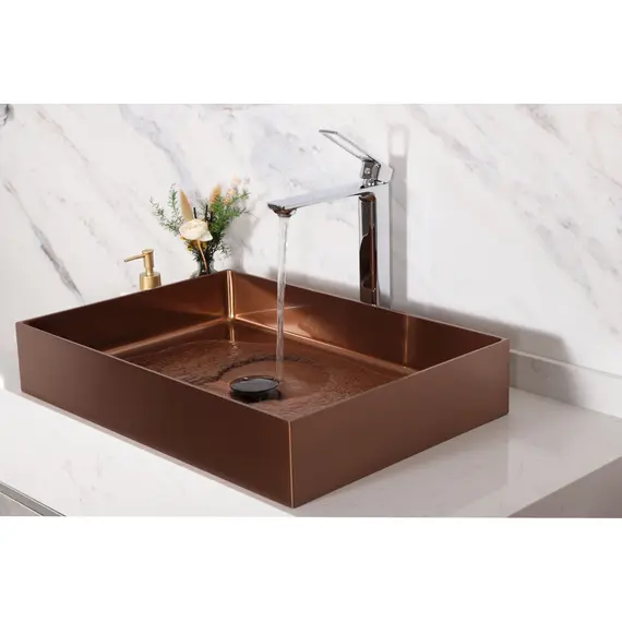 СМЕСИТЕЛЬ ВЫСОКИЙ ДЛЯ РАКОВИНЫ GID NIAGARA L057-CH-D L057CHD ХРОМ