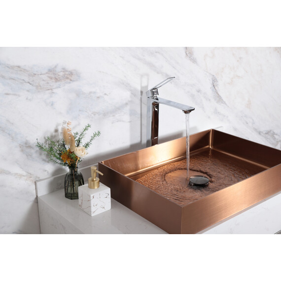 СМЕСИТЕЛЬ ВЫСОКИЙ ДЛЯ РАКОВИНЫ GID NIAGARA L057-CH-D L057CHD ХРОМ