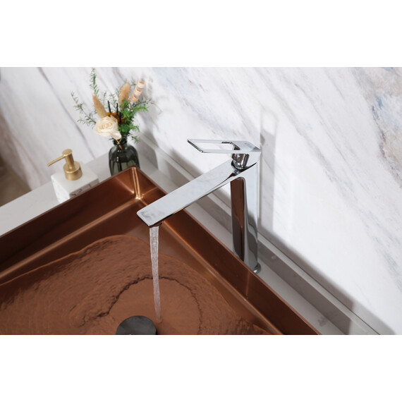 СМЕСИТЕЛЬ ВЫСОКИЙ ДЛЯ РАКОВИНЫ GID NIAGARA L057-CH-D L057CHD ХРОМ