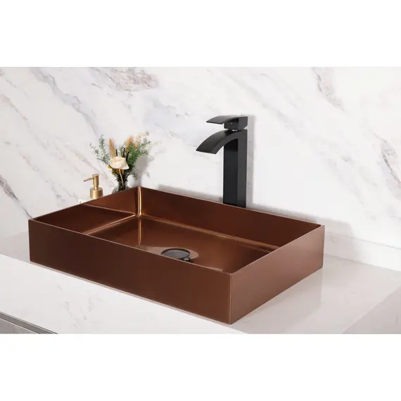 СМЕСИТЕЛЬ ВЫСОКИЙ ДЛЯ РАКОВИНЫ GID VICTORIA L120-BM-D L120BMD ЧЕРНЫЙ МАТОВЫЙ