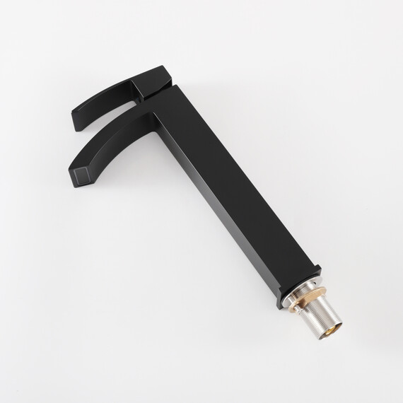 СМЕСИТЕЛЬ ВЫСОКИЙ ДЛЯ РАКОВИНЫ GID VICTORIA L120-BM-D L120BMD ЧЕРНЫЙ МАТОВЫЙ