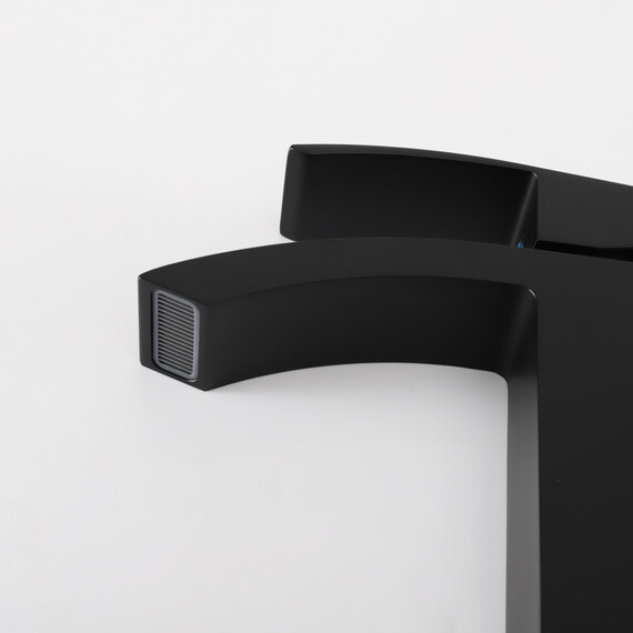 СМЕСИТЕЛЬ ВЫСОКИЙ ДЛЯ РАКОВИНЫ GID VICTORIA L120-BM-D L120BMD ЧЕРНЫЙ МАТОВЫЙ