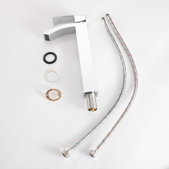 СМЕСИТЕЛЬ ВЫСОКИЙ ДЛЯ РАКОВИНЫ GID VICTORIA L120-CH-D L120CHD ХРОМ