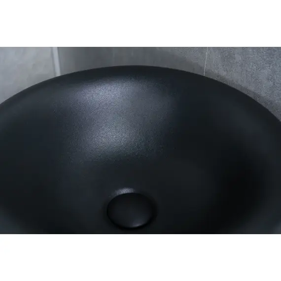 КЕРАМИЧЕСКАЯ НАПОЛЬНАЯ РАКОВИНА GID NB130BG ЧЕРНЫЙ ГРАФИТ