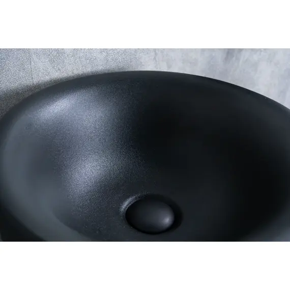 КЕРАМИЧЕСКАЯ НАПОЛЬНАЯ РАКОВИНА GID NB130BG ЧЕРНЫЙ ГРАФИТ