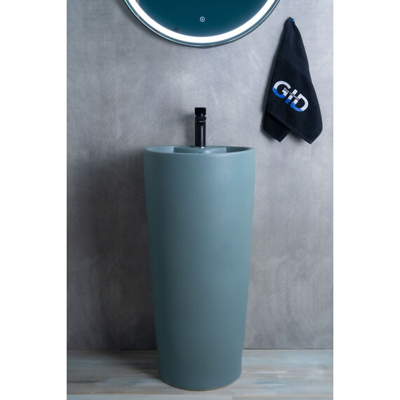 РАКОВИНА НАПОЛЬНАЯ GID NB131GM ЗЕЛЕНАЯ ХАКИ