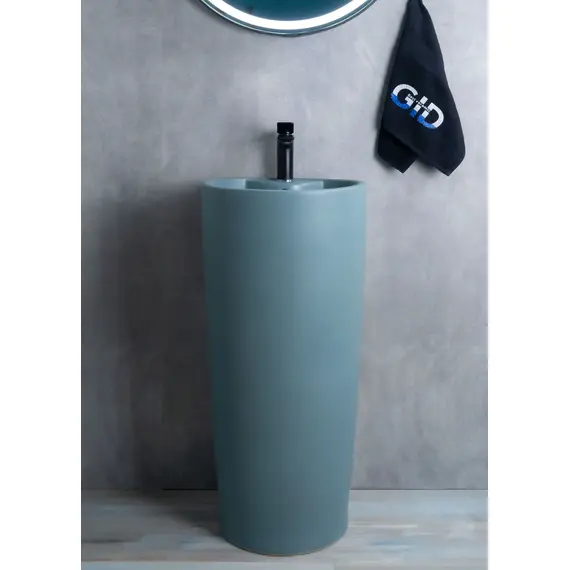 РАКОВИНА НАПОЛЬНАЯ GID NB131GM ЗЕЛЕНАЯ ХАКИ