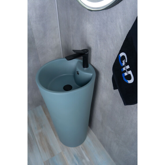 РАКОВИНА НАПОЛЬНАЯ GID NB131GM ЗЕЛЕНАЯ ХАКИ