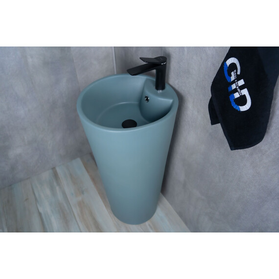 РАКОВИНА НАПОЛЬНАЯ GID NB131GM ЗЕЛЕНАЯ ХАКИ