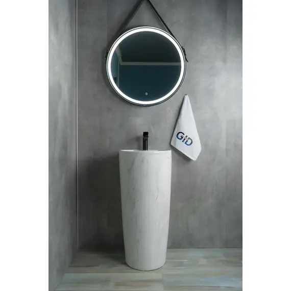 КЕРАМИЧЕСКАЯ НАПОЛЬНАЯ РАКОВИНА GID NB131WGS ПОД КАМЕНЬ ГЛЯНЦЕВАЯ