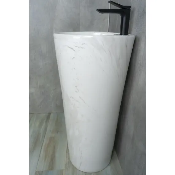 КЕРАМИЧЕСКАЯ НАПОЛЬНАЯ РАКОВИНА GID NB131WGS ПОД КАМЕНЬ ГЛЯНЦЕВАЯ