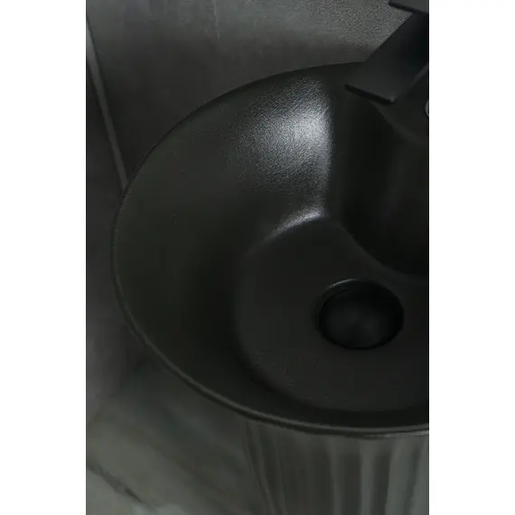 КЕРАМИЧЕСКАЯ НАПОЛЬНАЯ РАКОВИНА GID NB132BG ЧЕРНЫЙ ГРАФИТ
