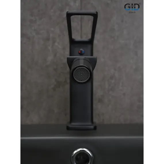 СМЕСИТЕЛЬ ДЛЯ БИДЕ GID NIAGARA L057-BM-B L057BMB ЧЕРНЫЙ МАТОВЫЙ