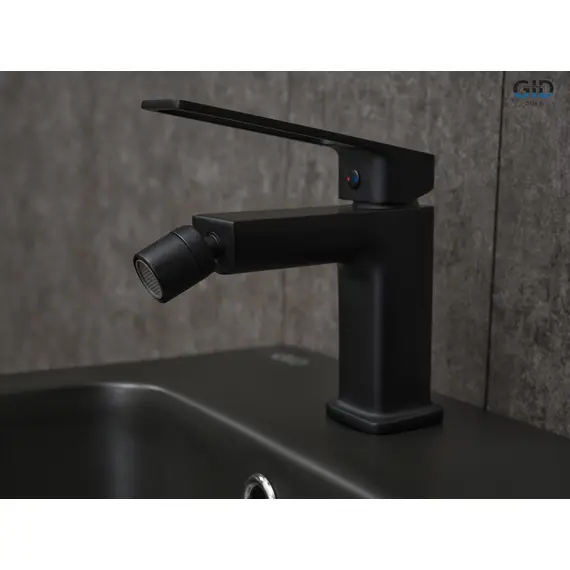 СМЕСИТЕЛЬ ДЛЯ БИДЕ GID NIAGARA L057-BM-B L057BMB ЧЕРНЫЙ МАТОВЫЙ