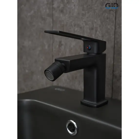 СМЕСИТЕЛЬ ДЛЯ БИДЕ GID NIAGARA L057-BM-B L057BMB ЧЕРНЫЙ МАТОВЫЙ