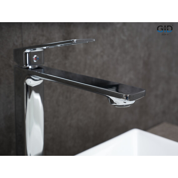 СМЕСИТЕЛЬ ВЫСОКИЙ ДЛЯ РАКОВИНЫ GID NIAGARA L057-CH-D L057CHD ХРОМ