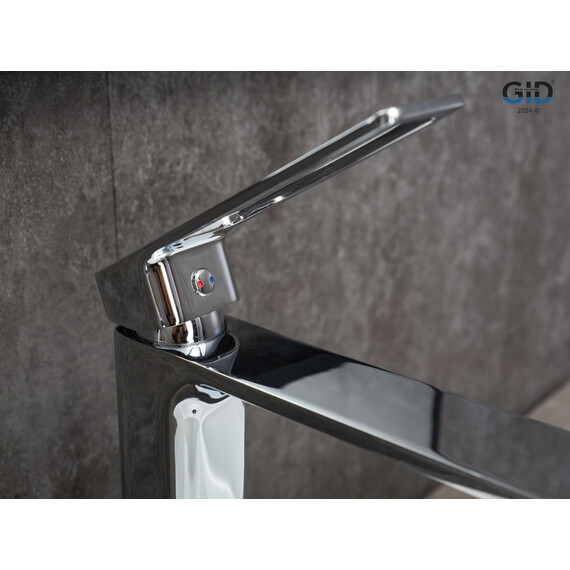 СМЕСИТЕЛЬ ВЫСОКИЙ ДЛЯ РАКОВИНЫ GID NIAGARA L057-CH-D L057CHD ХРОМ