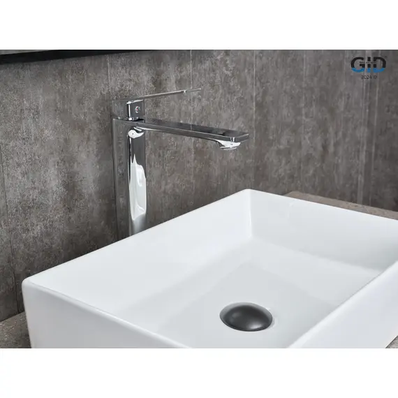СМЕСИТЕЛЬ ВЫСОКИЙ ДЛЯ РАКОВИНЫ GID NIAGARA L057-CH-D L057CHD ХРОМ