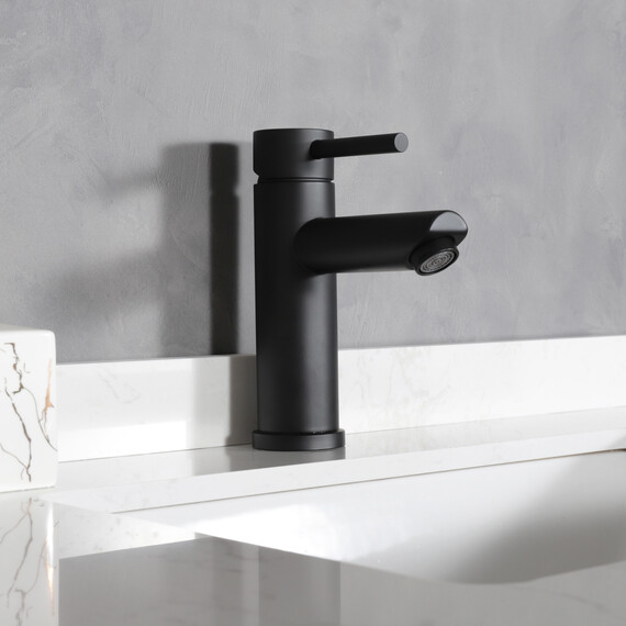 СМЕСИТЕЛЬ ДЛЯ РАКОВИНЫ GID BERLIN SS080-BM-K SS080BMK ЧЕРНЫЙ МАТОВЫЙ