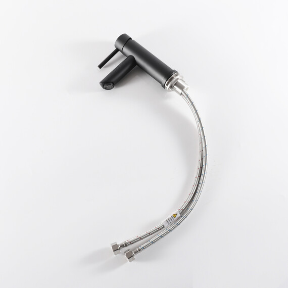 СМЕСИТЕЛЬ ДЛЯ РАКОВИНЫ GID BERLIN SS080-BM-K SS080BMK ЧЕРНЫЙ МАТОВЫЙ