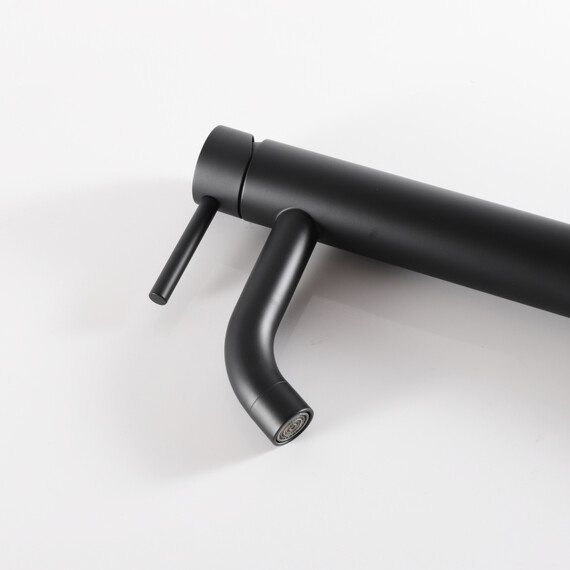 СМЕСИТЕЛЬ ВЫСОКИЙ ДЛЯ РАКОВИНЫ GID INGA SS096-BM-D SS096BMD ЧЕРНЫЙ МАТОВЫЙ