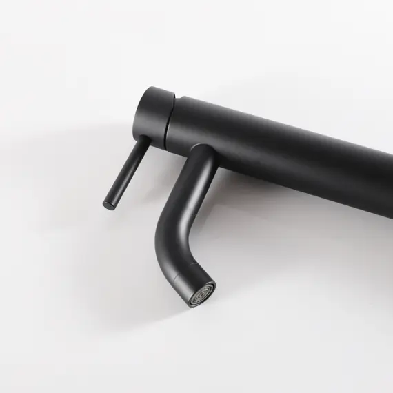 СМЕСИТЕЛЬ ВЫСОКИЙ ДЛЯ РАКОВИНЫ GID INGA SS096-BM-D SS096BMD ЧЕРНЫЙ МАТОВЫЙ