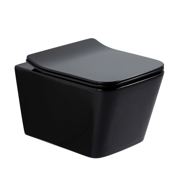 УНИТАЗ ПОДВЕСНОЙ GID TR2144BL ЧЕРНЫЙ ГЛЯНЕЦ